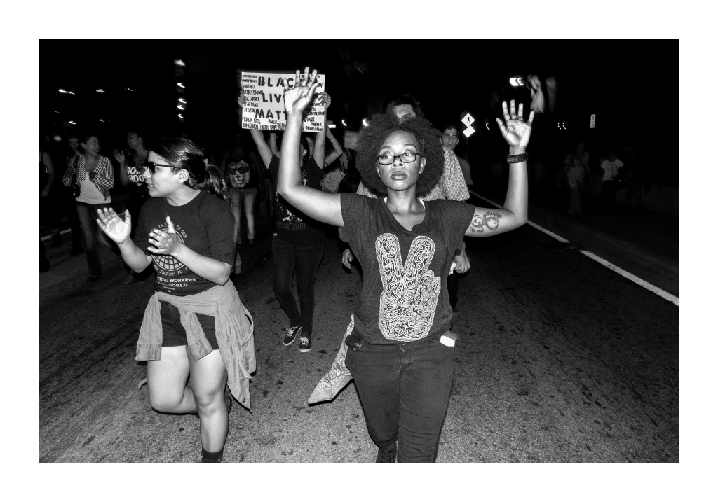Photographs from Tuesday’s Protest #Handsupdontshoot #Mikebrown